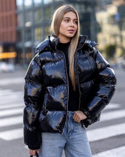 Пуховик лак MONCLER 72497515 фото